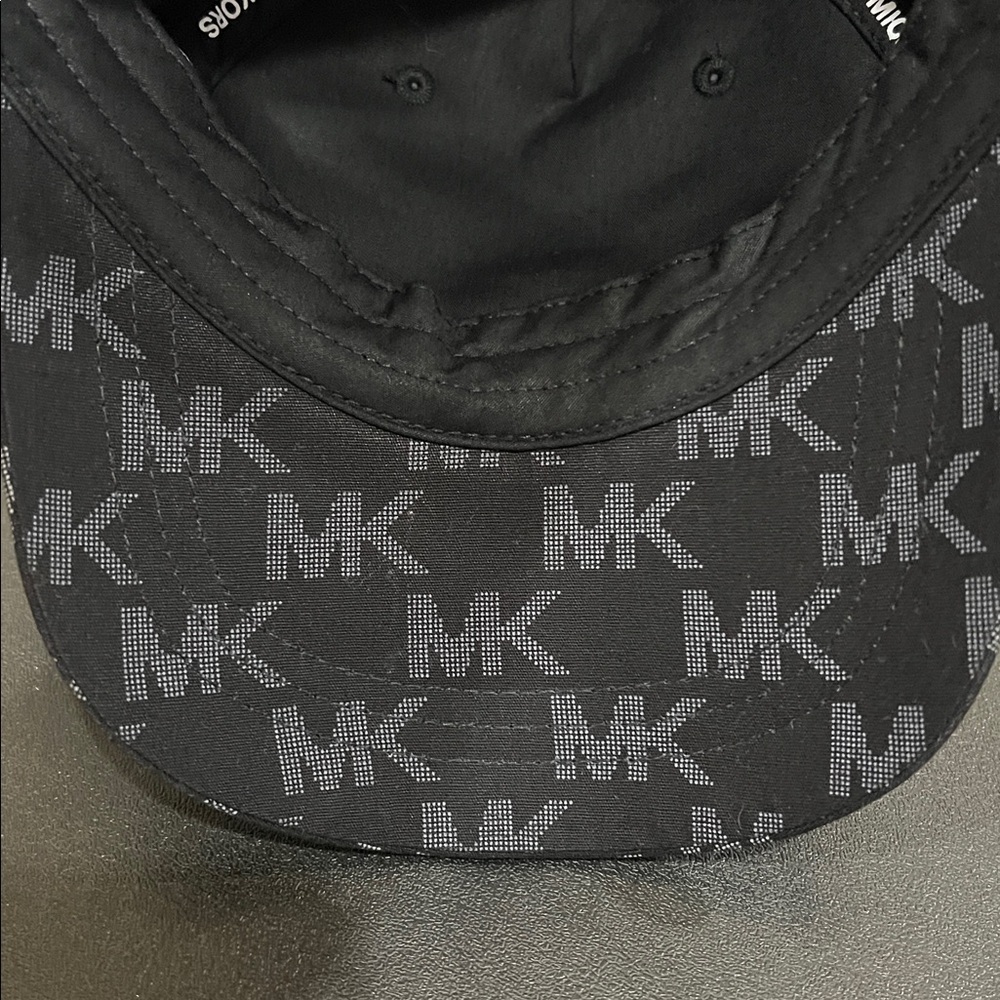 Michael Kors | Black MK Logo Hat - Picture 8 of 8